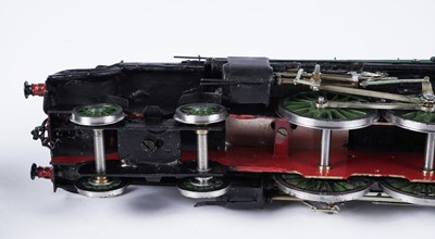 Lot 266 - A metal kit-built 0-gauge 4-6-2 locomotive and eight-wheel tender