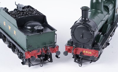 Lot 280 - A metal kit-built 0-gauge 0-6-0 locomotive and six-wheel tender