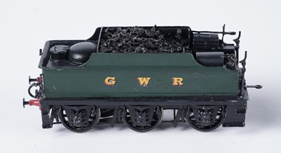 Lot 280 - A metal kit-built 0-gauge 0-6-0 locomotive and six-wheel tender