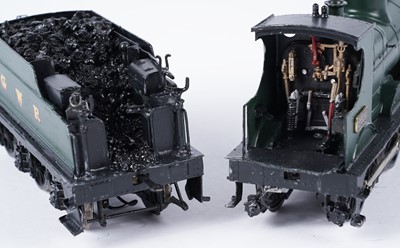 Lot 280 - A metal kit-built 0-gauge 0-6-0 locomotive and six-wheel tender