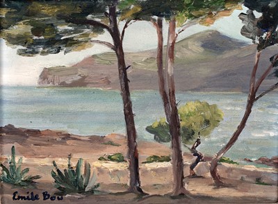Lot 131 - Emilie Bou - Moroccan Coastal View | oil