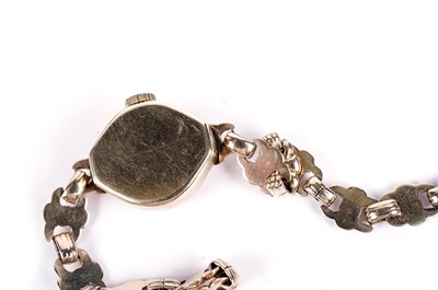 Lot 572 - A Rotary 9ct gold cased cocktail wristwatch; and another