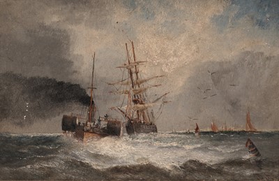 Lot 113 - 19th Century British School - A Brig Under Tow | oil