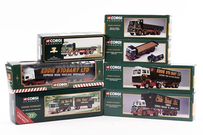 Lot 99 - A collection of Corgi Classics Eddie Stobart diecast model vehicles; and others