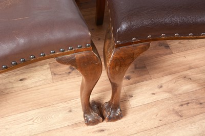 Lot 55 - A set of eight early 20th Century Chippendale-style mahogany dining chairs