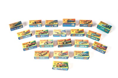 Lot 161 - A collection of Matchbox diecast cars in reproduction packaging