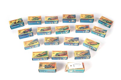 Lot 161 - A collection of Matchbox diecast cars in reproduction packaging