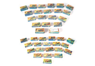 Lot 161 - A collection of Matchbox diecast cars in reproduction packaging