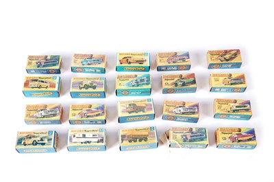 Lot 161 - A collection of Matchbox diecast cars in reproduction packaging