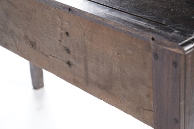 Lot 70 - A George III oak dresser base