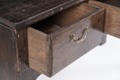 Lot 70 - A George III oak dresser base