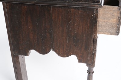 Lot 70 - A George III oak dresser base