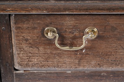 Lot 70 - A George III oak dresser base