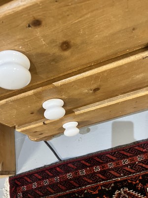 Lot 26 - A pair of Vintage pine beside cabinets