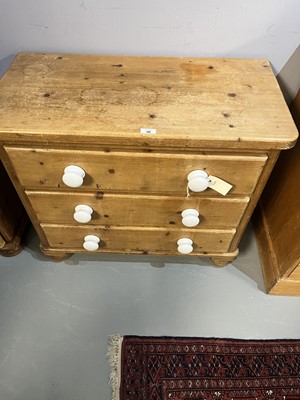 Lot 26 - A pair of Vintage pine beside cabinets