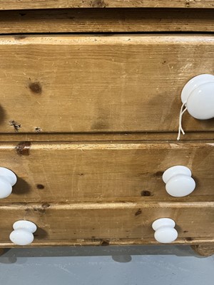 Lot 26 - A pair of Vintage pine beside cabinets