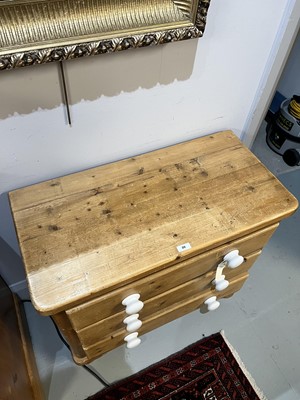 Lot 26 - A pair of Vintage pine beside cabinets