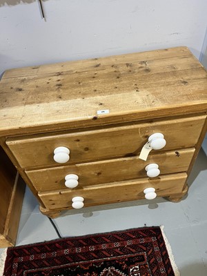 Lot 26 - A pair of Vintage pine beside cabinets