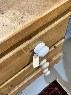 Lot 26 - A pair of Vintage pine beside cabinets