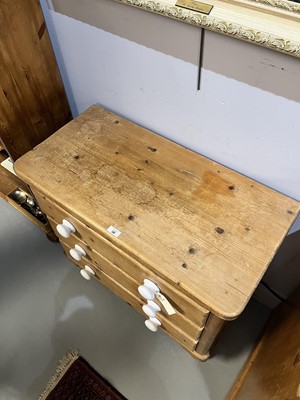 Lot 26 - A pair of Vintage pine beside cabinets