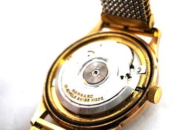 Lot 1056 - Garrard: a 9ct yellow gold cased wristwatch