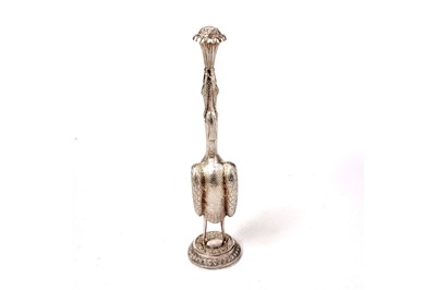 Lot 1392 - A late 19th Century Indian silver rosewater sprinkler