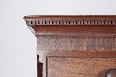 Lot 42 - A George III mahogany chest on chest