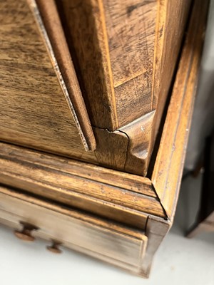 Lot 42 - A George III mahogany chest on chest