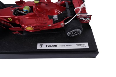Lot 169 - A Tamiya Ferrari F2001 radio controlled car; and other Ferrari collectibles