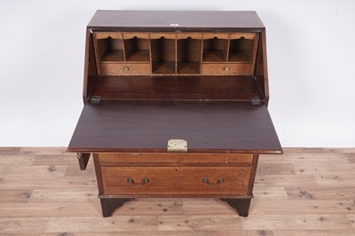 Lot 57 - An Edwardian inlaid mahogany and satinwood banded bureau