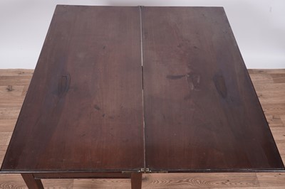 Lot 45 - A George III mahogany tea table