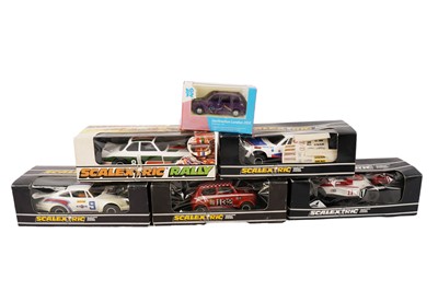 Lot 197 - A collection of boxed Scalextric vehicles
