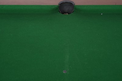 Lot 78 - A mahogany pool dining table