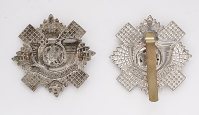 Lot 260 - A rare Highland Light Infantry anodised glengarry badge; and others
