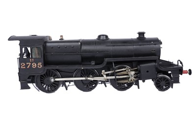 Lot 29 - A metal kit-built 0-gauge two rail electric 2-6-0 locomotive and six-wheel tender
