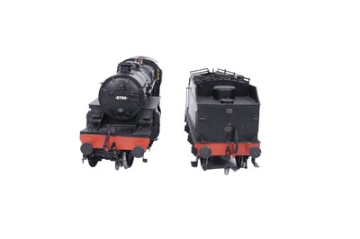 Lot 29 - A metal kit-built 0-gauge two rail electric 2-6-0 locomotive and six-wheel tender
