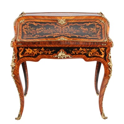 Lot 601 - An exhibition quality Louis XV style bureau en pente attributed to George Blake