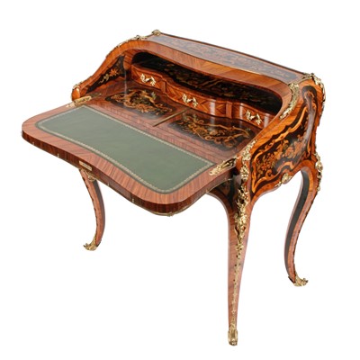 Lot 601 - An exhibition quality Louis XV style bureau en pente attributed to George Blake