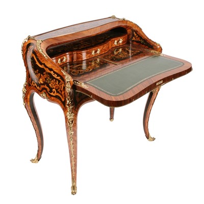 Lot 601 - An exhibition quality Louis XV style bureau en pente attributed to George Blake