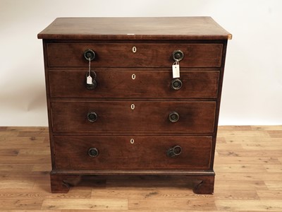 Lot 95 - A George III inlaid mahogany chest of drawers