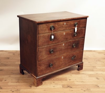 Lot 95 - A George III inlaid mahogany chest of drawers