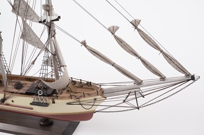 Lot 620 - A collection of four modern wooden model Barques