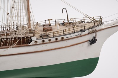 Lot 620 - A collection of four modern wooden model Barques
