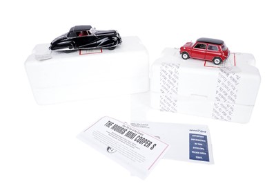 Lot 172 - Two Franklin Mint diecast model cars; and a collection of other diecast model vehicles