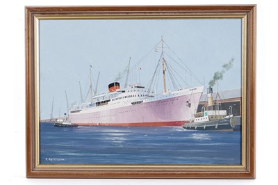 Lot 697 - F* Patterson - "Arundel Castle" and "Capetown Castle" | gouache