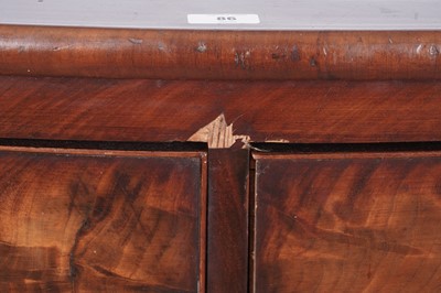 Lot 86 - A Victorian mahogany bowfront chest of drawers
