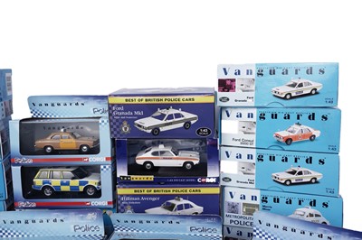 Lot 159 - A collection of diecast model police cars