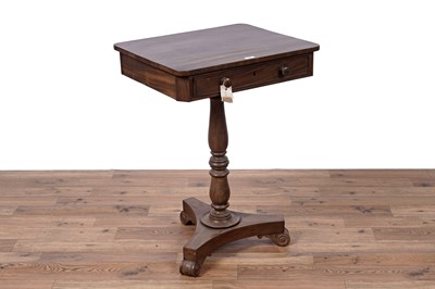 Lot 79 - A William IV mahogany worktable