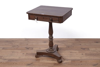 Lot 79 - A William IV mahogany worktable