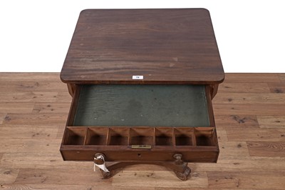 Lot 79 - A William IV mahogany worktable